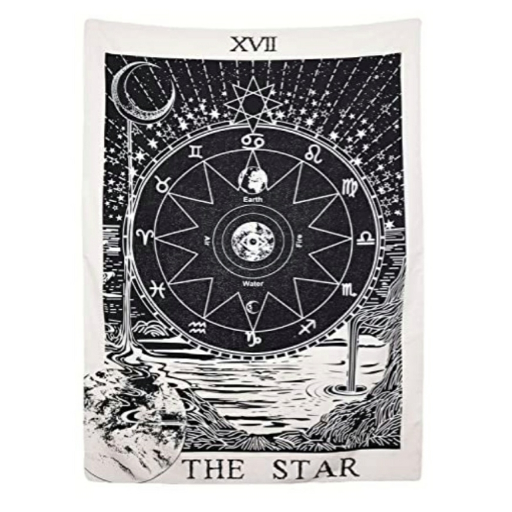 Tarot wall tapestry bleum cade 70x92.